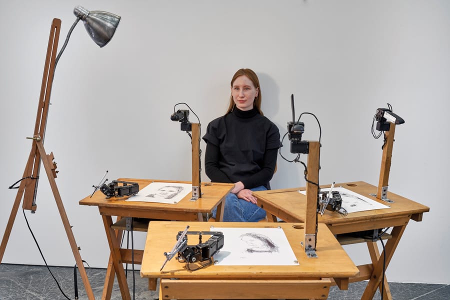 Patrick Tresset Human Study 1