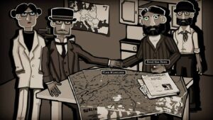 Ausschnitt aus Spiel "trough the Drakest of Times"