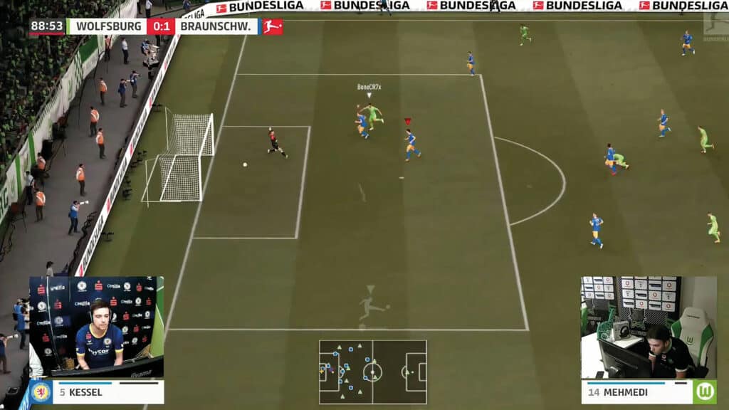 Abbildung 1 Holschier Fußballfeld auf Computerdesktop