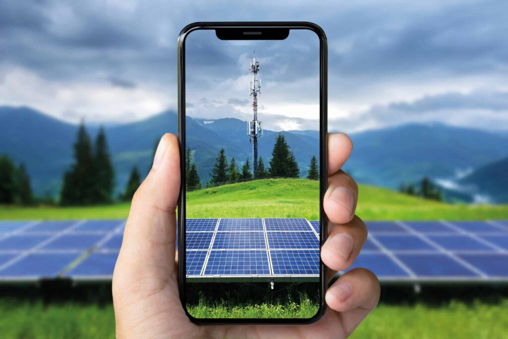 Grüne Netze von Vodafone