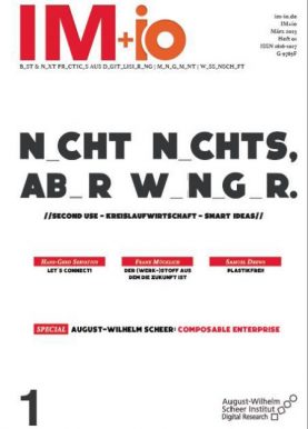 Cover Ausgabe 1 2023 Nicht nichts, aber weniger.