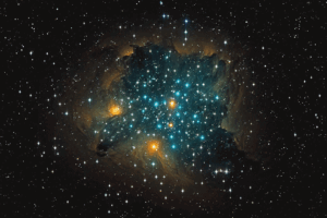 Sternencluster im All