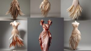 Kleider an Ankleidepuppen