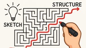 Labyrinth und Hand. Lösungen.